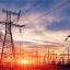Electric Power Lines Sunset